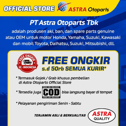 Aspira SPR 38 80/90-14 Untuk Scootic Mio,Fino,Xeon,Vario,Beat,Scoopy,