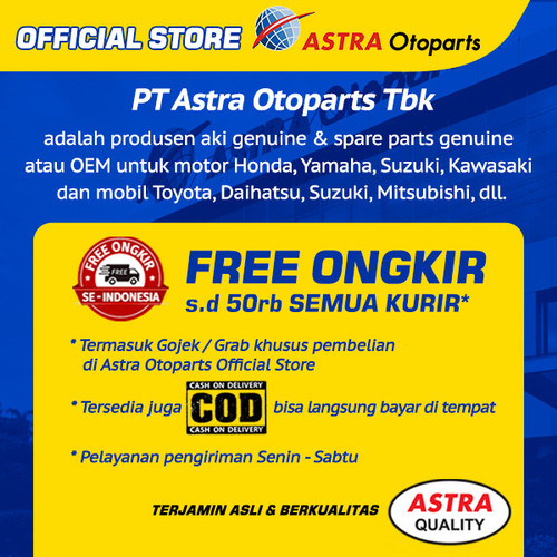 Spoke Set Chrome ASPIRA EXPOSIO Belakang Motor Vario, Beat