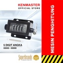 Mesin Hitung Cepat - Machine Counter KM-M67 - Alat Hitung 5 Digit