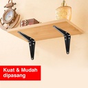 Kenmaster Siku Rak 8 X 10 CM- 1 set isi 2 PCS / SKRK029-Siku Penyangga