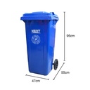 Kent Tempat Sampah Plastik KT-120 G / Tong Sampah 120 Liter