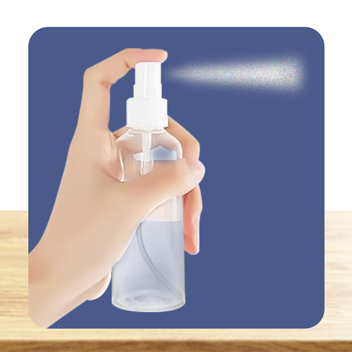 PAKET Botol Spray Refill 50 60 80 100 ml 4 PCS Plastik - Isi Ulang