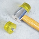 Kenmaster Palu Karet 40mm Gagang Kayu Kuning - PLKR009