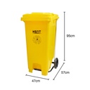 Kent Tempat Sampah Plastik KT-120 U / Tong Sampah 120 Liter
