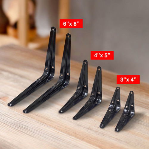 Kenmaster Siku Rak / Siku Penyangga Rak Dekorasi / 1 set Isi 2 PCS
