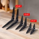Kenmaster Siku Rak / Siku Penyangga Rak Dekorasi / 1 set Isi 2 PCS