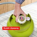 KENMASTER Paket Regulator KM-613 Meter + Selang Gas Protec PAKE034