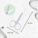 Gunting Alis / Gunting Bulu Hidung / Scissor BC-403 - 45X90 Bevla
