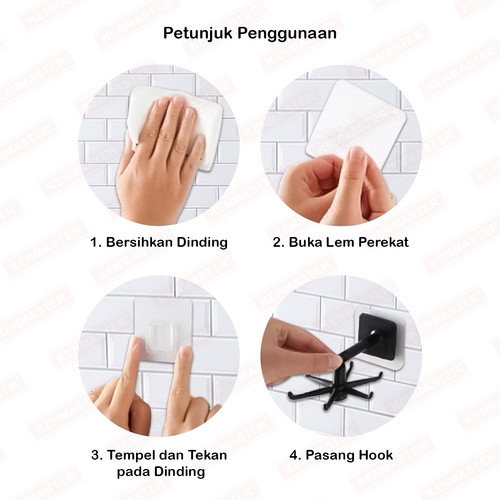 Gantungan Putar KM-624 /Rotary Hanger/Gantungan Hook Kamar Mandi OL058