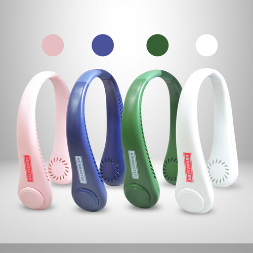 Kipas Angin Leher ISB /Portable Sport Lazy Neck Fan Kenmaster - KM-880