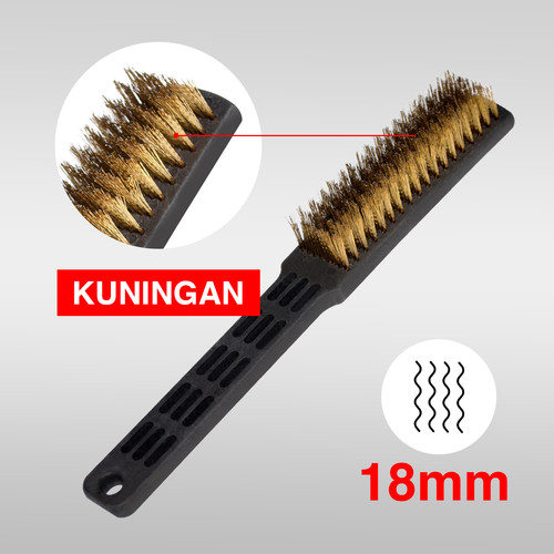 Sikat Kawat KM-1431 GG Plastik Hitam