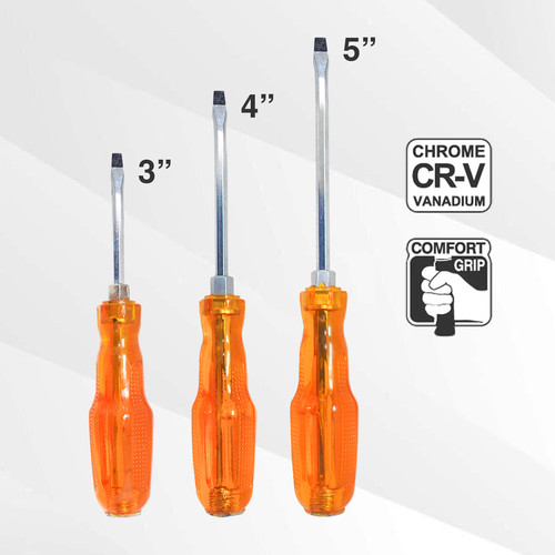 Kenmaster Obeng Ketok Crystal CRV 3 Inc minus (-) - 1 PCS - OBKC010