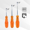 Kenmaster Obeng Ketok Crystal CRV 3 Inc minus (-) - 1 PCS - OBKC010