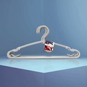 Gantungan Baju H08 Abu- Hanger isi 6 Pcs / Set Kenmaster - GANT076