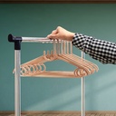 Gantungan Baju H10 Warna - Hanger isi 6 Pcs / Set Kenmaster - GANT078