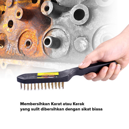 Xander Sikat Kawat XD-1188 Baja Kuningan Uk Besar
