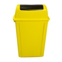 Kent Tempat Sampah Plastik KT-60 U Yellow / Tong Sampah 75CM - TONG018