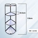Kenmaster Rak 4 Susun Serbaguna KM-H10 + FACE SHIELD /Foldable Storage