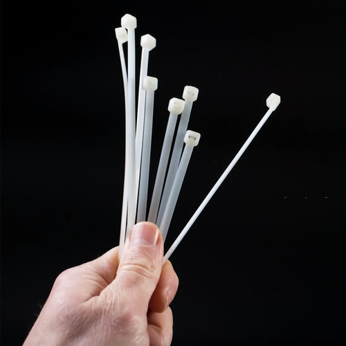 Kenmaster Cable Ties 3x15cmx100Pcs WHITE - 1 PACK
