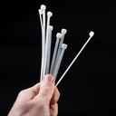 Kenmaster Cable Ties 3x15cmx100Pcs WHITE - 1 PACK