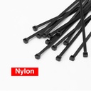 Kenmaster Cable Ties 3X10cmX100Pcs BLACK - 1 PACK