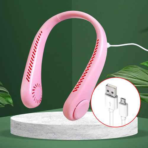 Kipas Angin Leher ISB /Portable Sport Lazy Neck Fan Kenmaster - KM-880