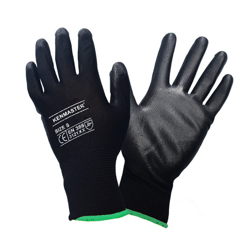 Kenmaster Sarung Tangan Pelindung Hitam / Sarung Tangan Safety