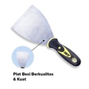 Kenmaster Kape Cat 4 Inch Stainless Steel Gagang Plastik KM-1002