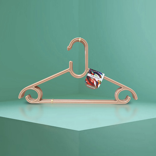 Gantungan Baju H10 Warna - Hanger isi 6 Pcs / Set Kenmaster - GANT078