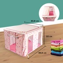 Storage Box SY-213 / Tempat Penyimpanan Serbaguna/ Tempat Pakaian-PINK