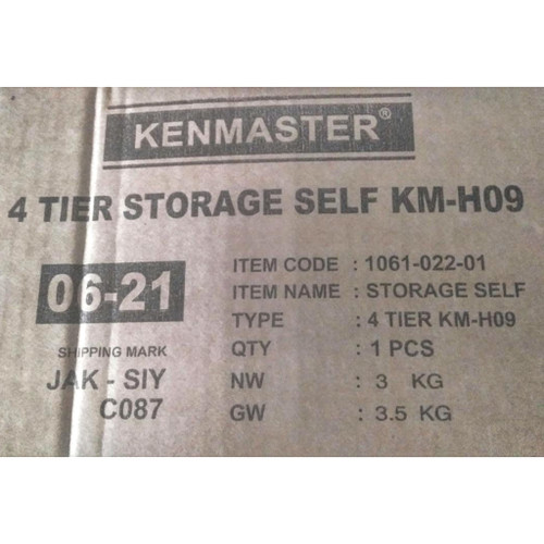 Kenmaster Rak 3 Susun Serbaguna KM-H09 FREE FACE SIELD/Rak Susun +Roda