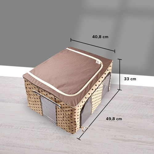 Storage Box SY-213 / Tempat Penyimpanan Serbaguna/Tempat Pakaian-Brown