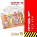 Kitchen Suit Peralatan Dapur Set dapat 4 Pcs / Set K641