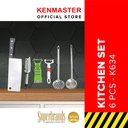 Kitchen Suit Peralatan Dapur Set 6 Pcs / Set K634