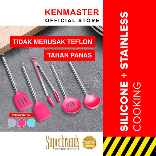 Vima Home Silicone Spatula + Stainless Cooking Set