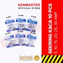 Sekring Colok KACA / BELING 5-30 AMP Isi 10 Pcs Per Pack