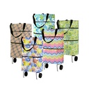 Tas Belanja Lipat Roda Serbaguna NM-108 / Trolly Shopping Bag - Motif