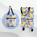 Tas Belanja Lipat Roda Serbaguna NM-108 / Trolly Shopping Bag - Motif