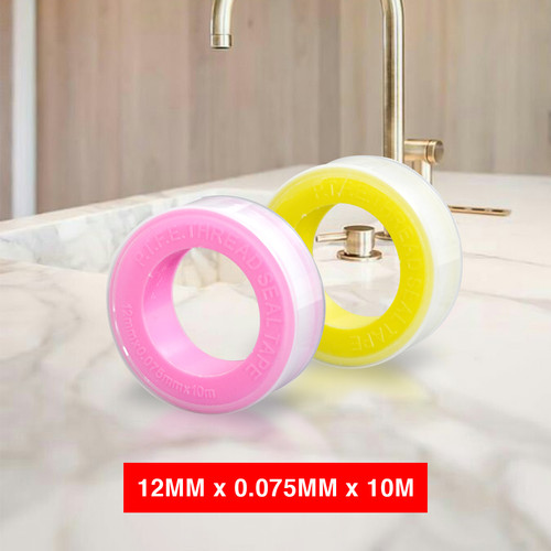 Kenmaster Seal Tape Warna 10 Mtr ukuran 1.5" - 6 Pcs