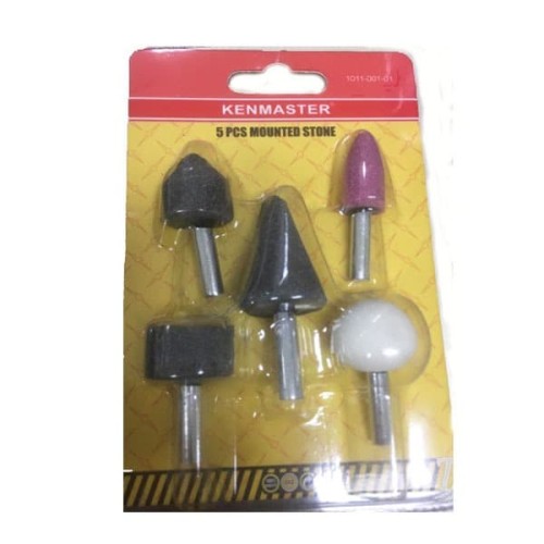 Kenmaster Mounted Stone - Batu Gerinda Set of 5 Pcs