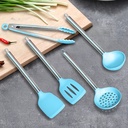 Vima Home Silicone Spatula + Stainless Cooking Set - Gray