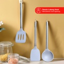 Vima Home Silicone Spatula + Stainless Cooking Set