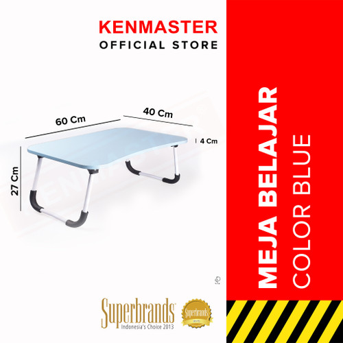 Meja Belajar Lipat / Meja Computer SY-CT-7 Biru / Meja Portable