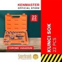 Kenmaster Kunci Sok 22 Pcs
