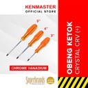 Kenmaster Obeng Ketok Crystal CRV 3 Inc (+) - 2 PCS