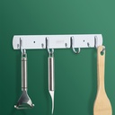 Kenmaster Hanger Plat 4 Gaet JY205 - Hooks Besi Gantungan Multifungsi