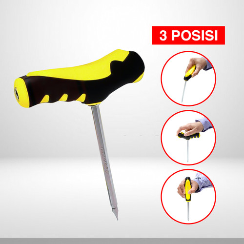 Kenmaster Obeng (T Sok) 4 In - Yellow Black