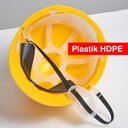 HELM PROYEK + SPARE PART (KUNING)