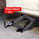 Kenmaster Dongkrak Jembatan 1 Ton Hitam
