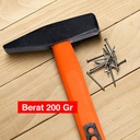 KENMASTER PALU TUKANG 200 GR ORANGE HANDLE